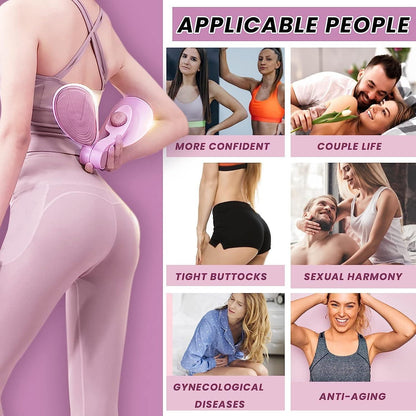 Home Leg & Hip Workout for Women , Pelvic Hip Trainer, Thigh Trimmer Workout, Arm Toner Leg Butt Exerciser...